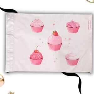 20 cupcakes 10x13 designer poly mailer